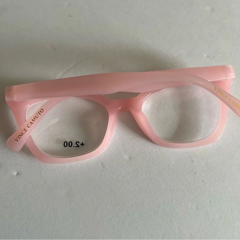 VINCE CAMUTO READING GLASSES PINK +2.00 NEW